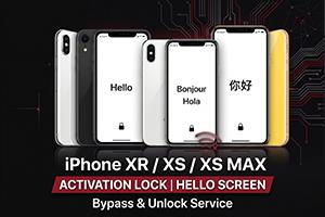 iPhone XR/ XS / XS Max — Hello Screen No signal