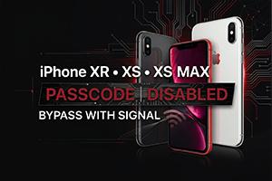 iPhone XR,XS,XS MAX — Passcode Full Bypass with Signal